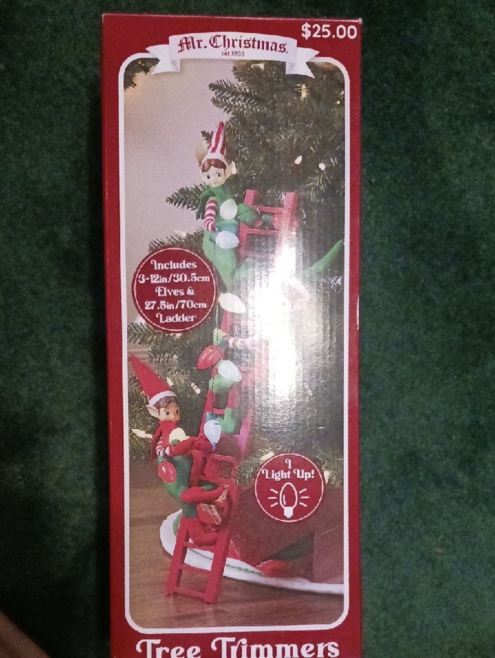 Mr. Christmas Elves On Ladder